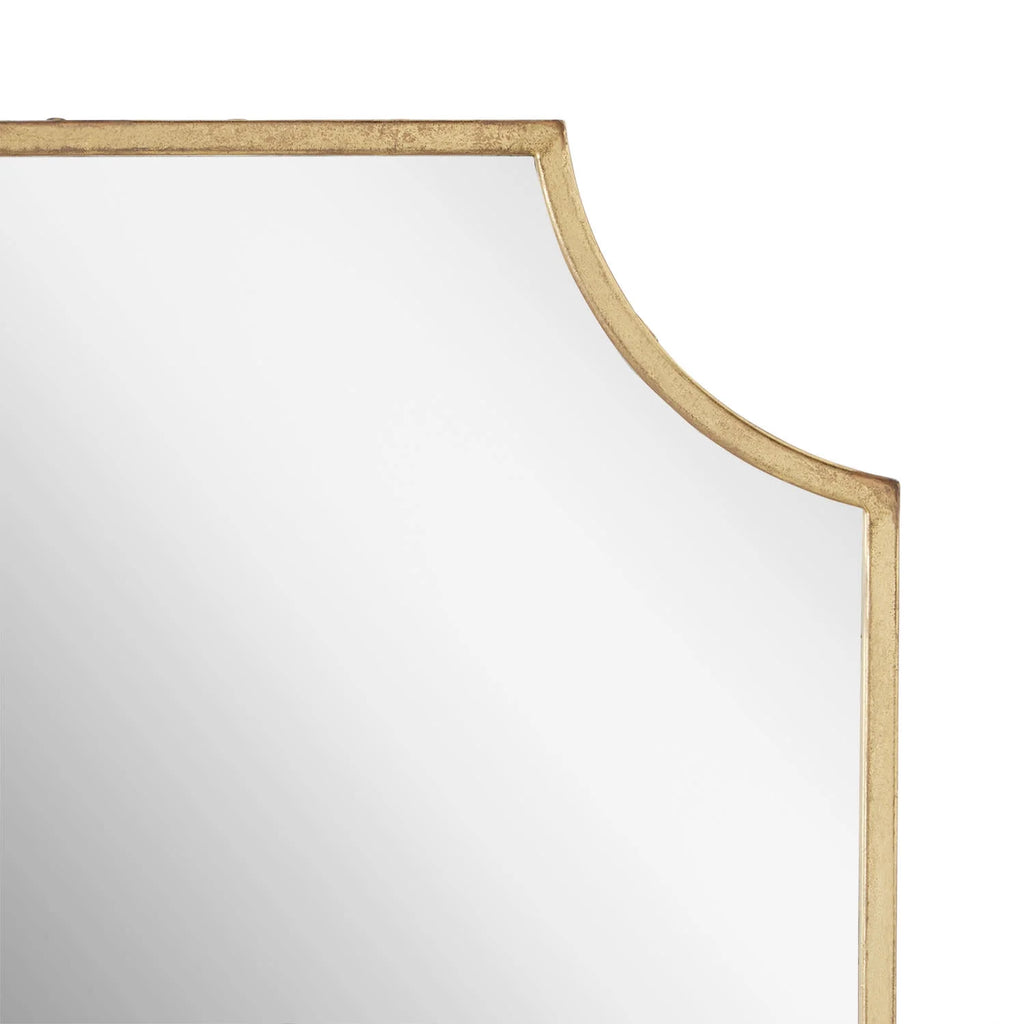 34" x 24.25" x 1" Wall Bathroom Vanity Mirror -IRON, MIRROR & ACRYLIC BACK- Gold Leaf -GL
