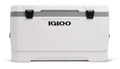 Igloo Marine Ultra 100 Qt Cooler, White & Moonscape Hard Side Ice Chest with UV Protection, Fish Ruler & Drain Plug