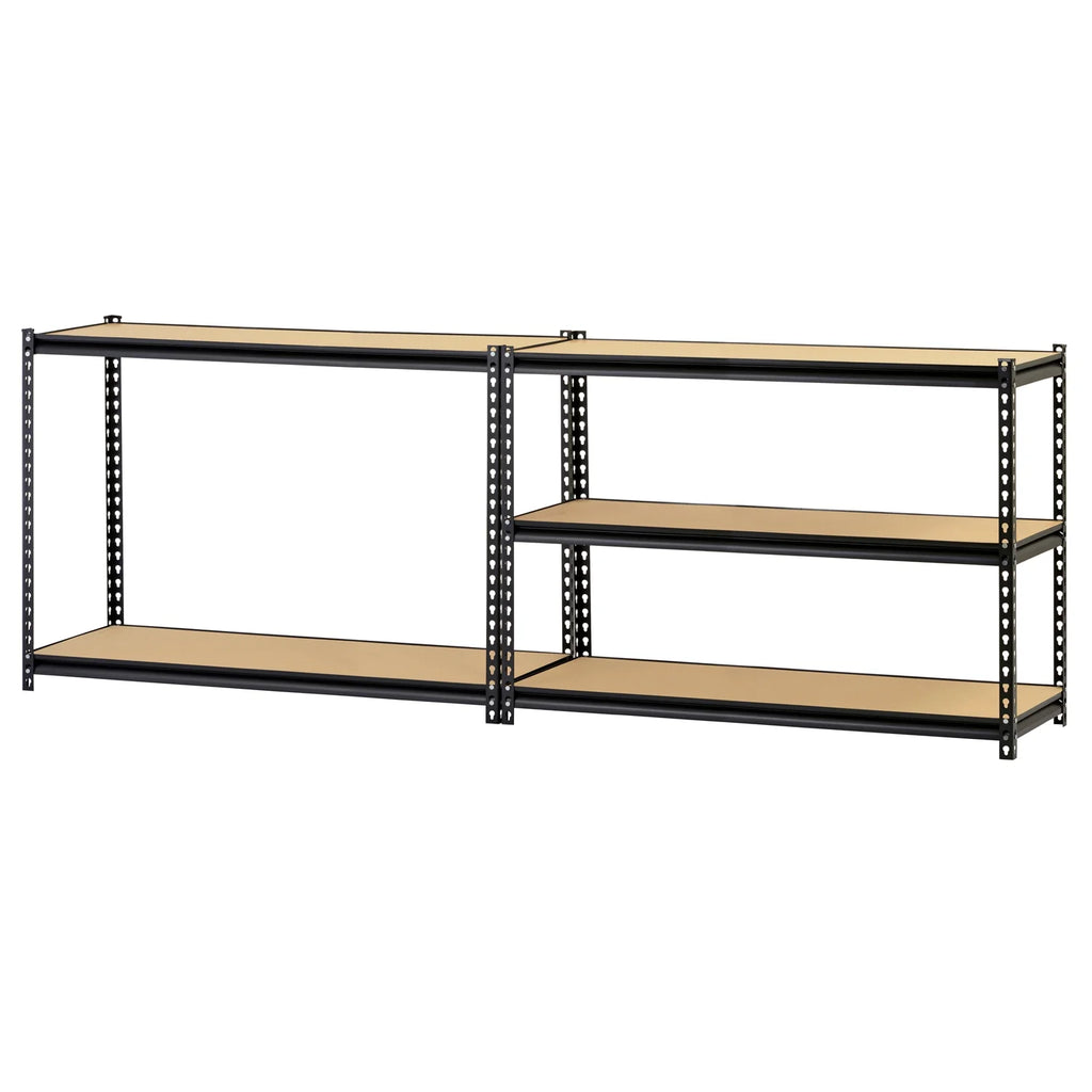 Muscle Rack 60" W x 72" H x 24" D 5-Tier Steel Freestanding Garage Shelf