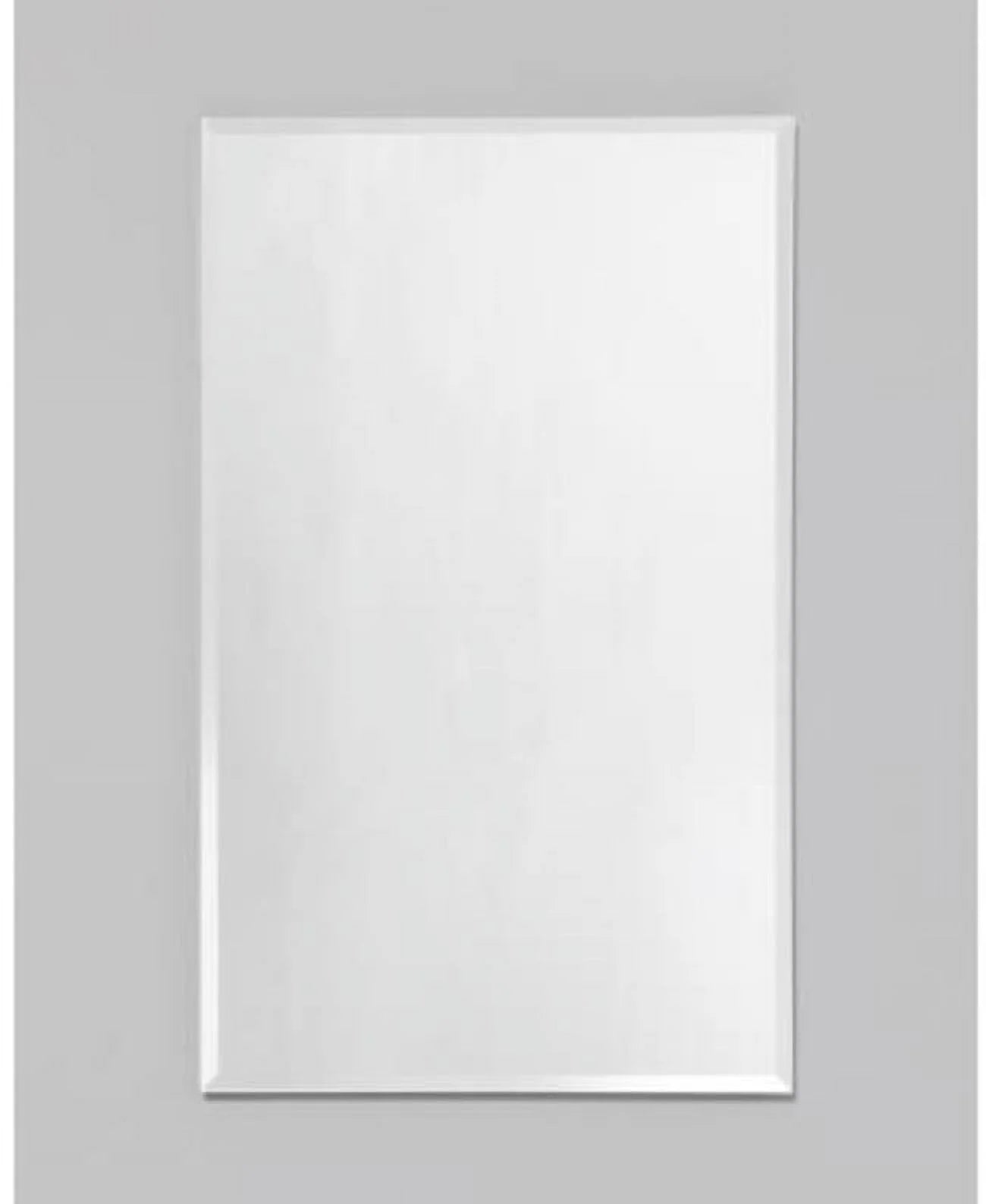 Robern Rc1626d4fb1 R3 16" X 26" X 4" Beveled Single Door Medicine Cabinet - Silver
