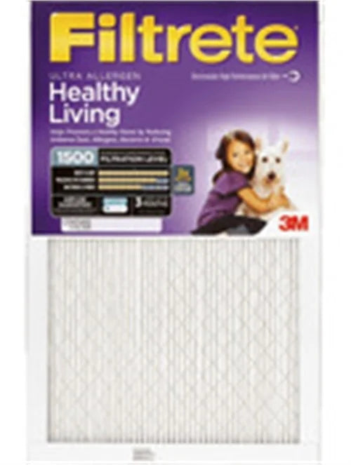 Filtrete 20 in. W X 20 in. H X 1 in. D 1500 MPR Pleated Allergen Air Filter 1 pk