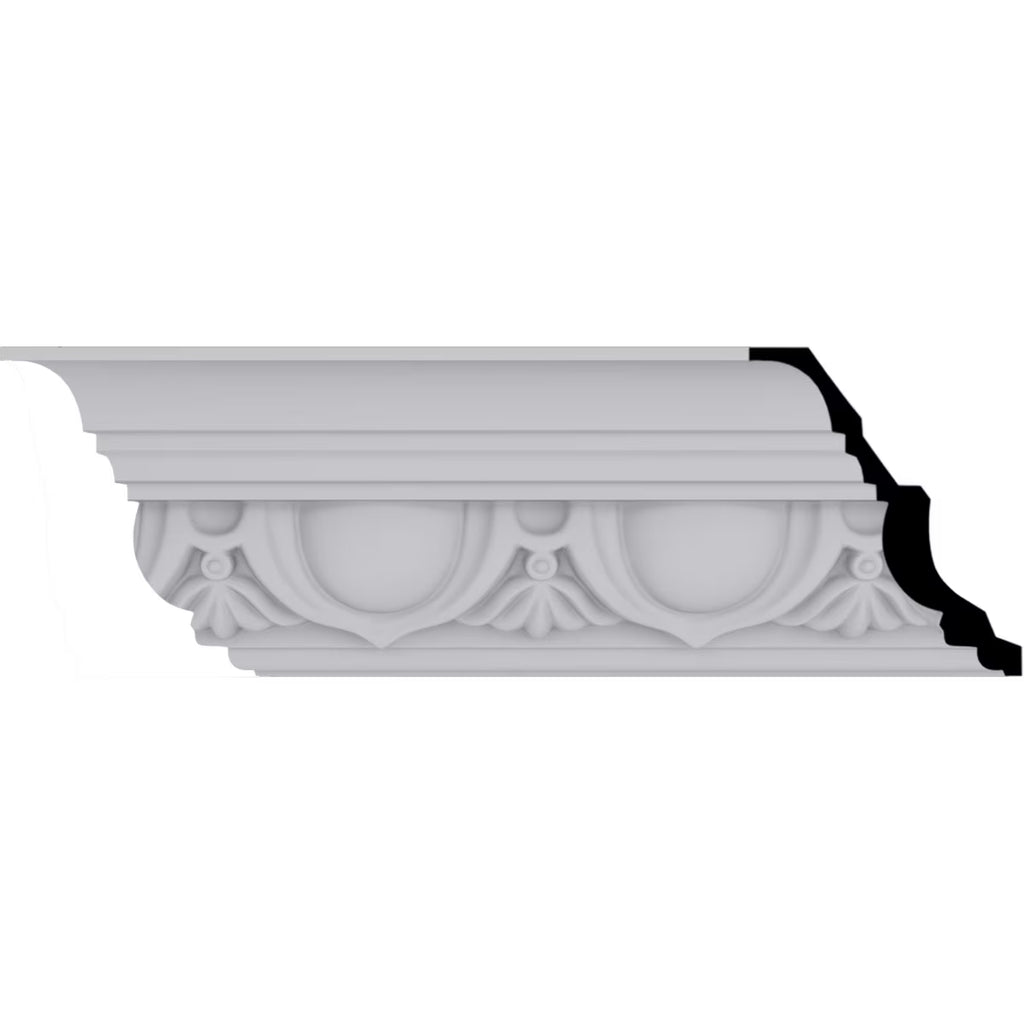 7 3/8"H x 6 1/8"P x 9 5/8"F x 94 1/2"L, (7 3/8" Repeat), Artis Crown Moulding