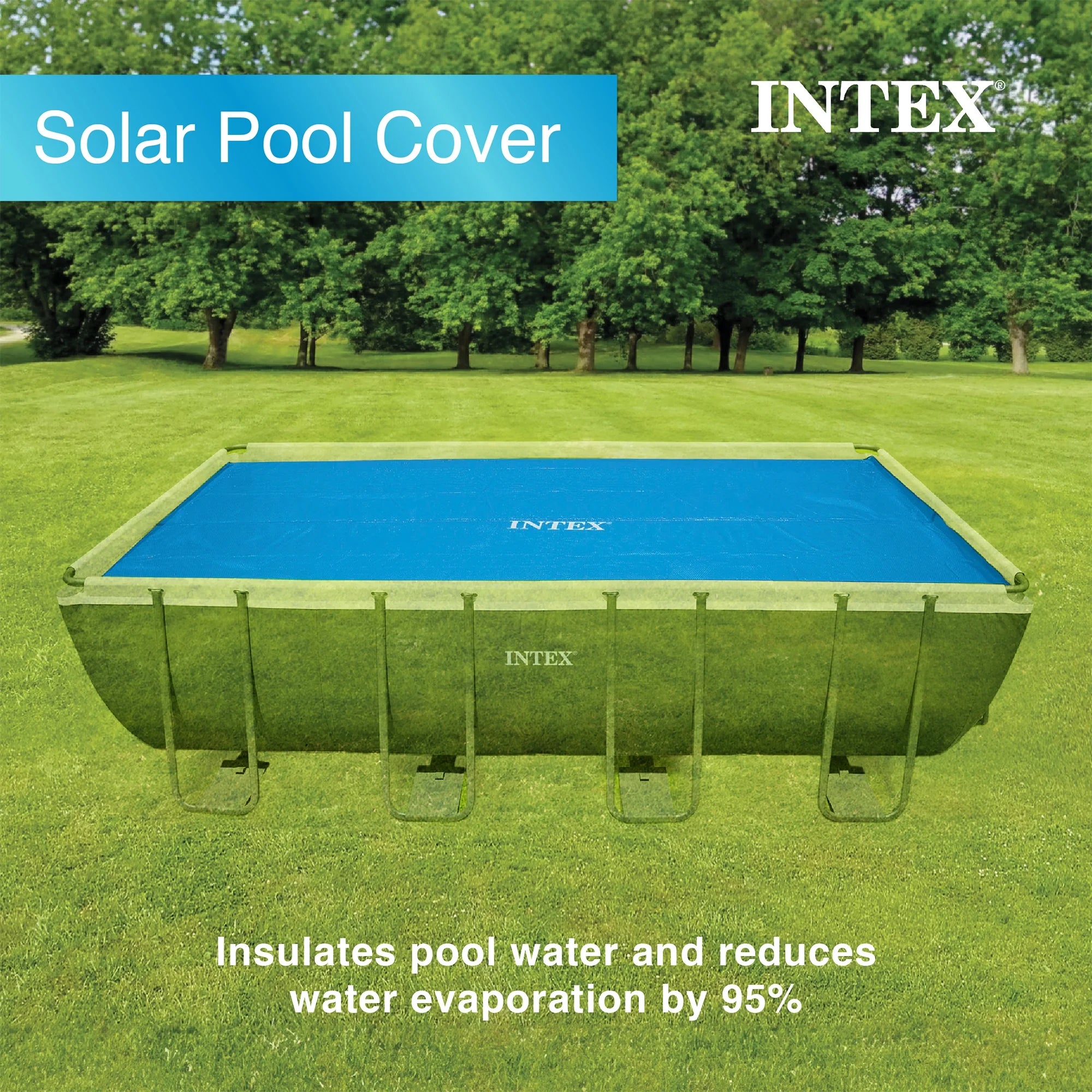 INTEX 18ft x 9ft x 52in Ultra XTR Above Ground Pool and Solar Pool Cover