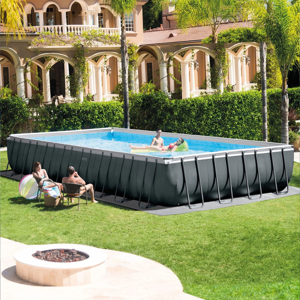 Intex 26373EH 32' x 16' x 52" Rectangular Ultra XTR Frame Swimming Pool w/ Pump