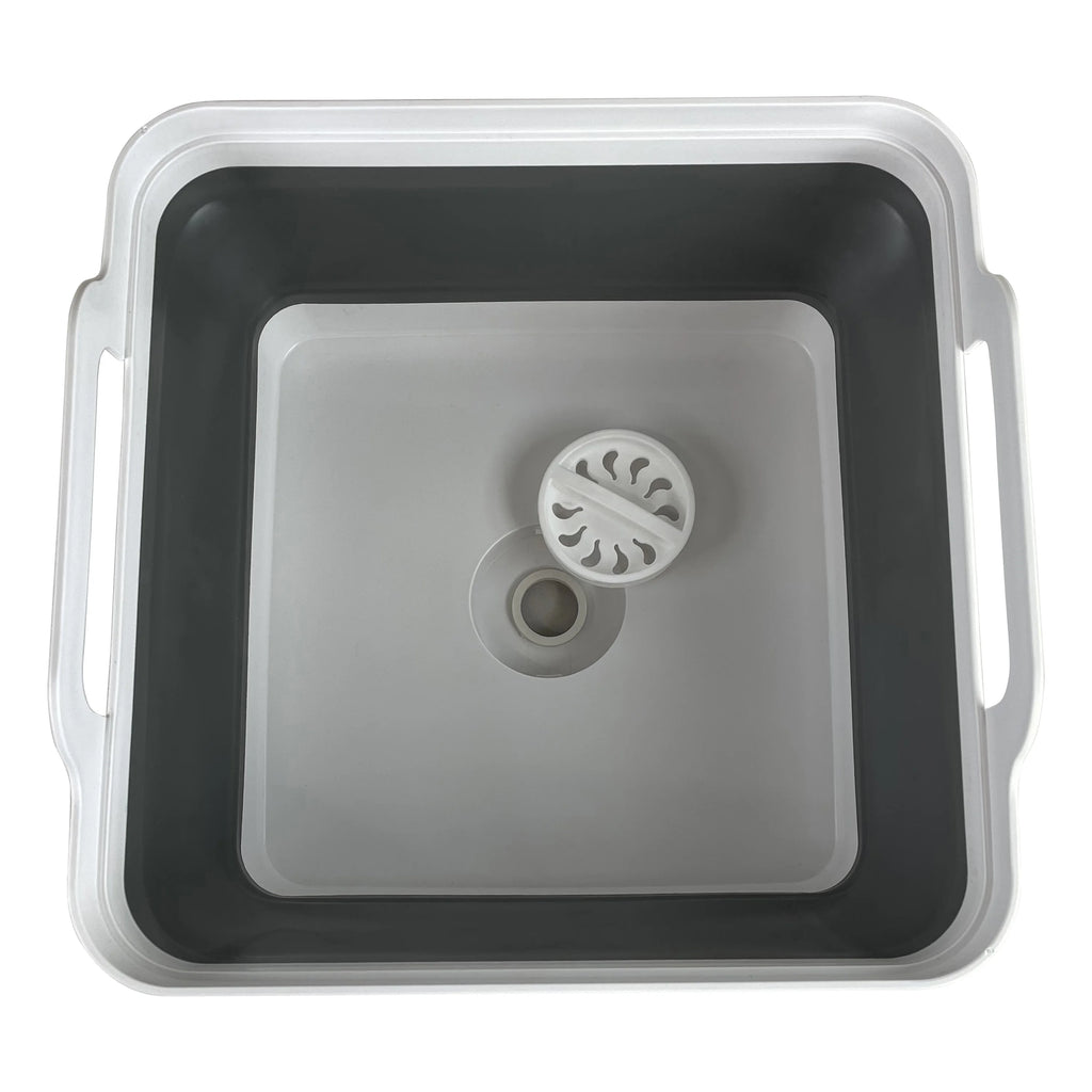 Trail 10-quart Collapsible Sink 12.1 in L x 12.1 in W x 2.75 in H (7.87 in expanded)