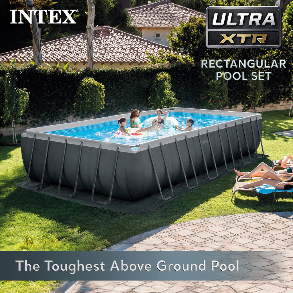INTEX Ultra XTR 24' x 12' x 52" Above Ground Swimming Pool Set w/ Pump