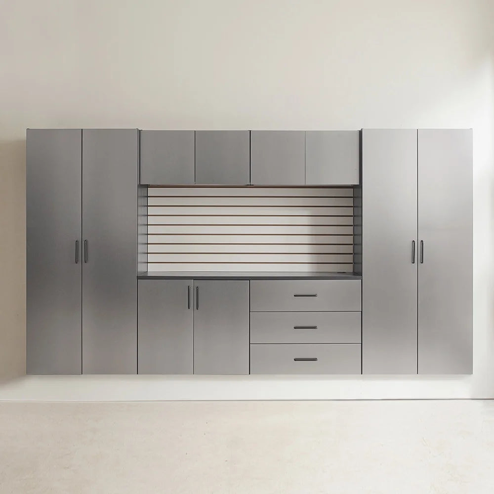 Astro Series 128 in. W x 79 in. H x 20 in. D Garage Cabinet Set A (7-Piece)