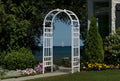 Vita 39 in L x 23 in W x 81 in H Athens Vinyl Arbor, White, VA68111