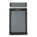 Kanjo Acupressure Mat Set Mat: 24 X 34 Inch / Pillow: 6 X 22 Inch Black White KANMATXL