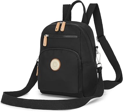 Small casual polyester backpack for women