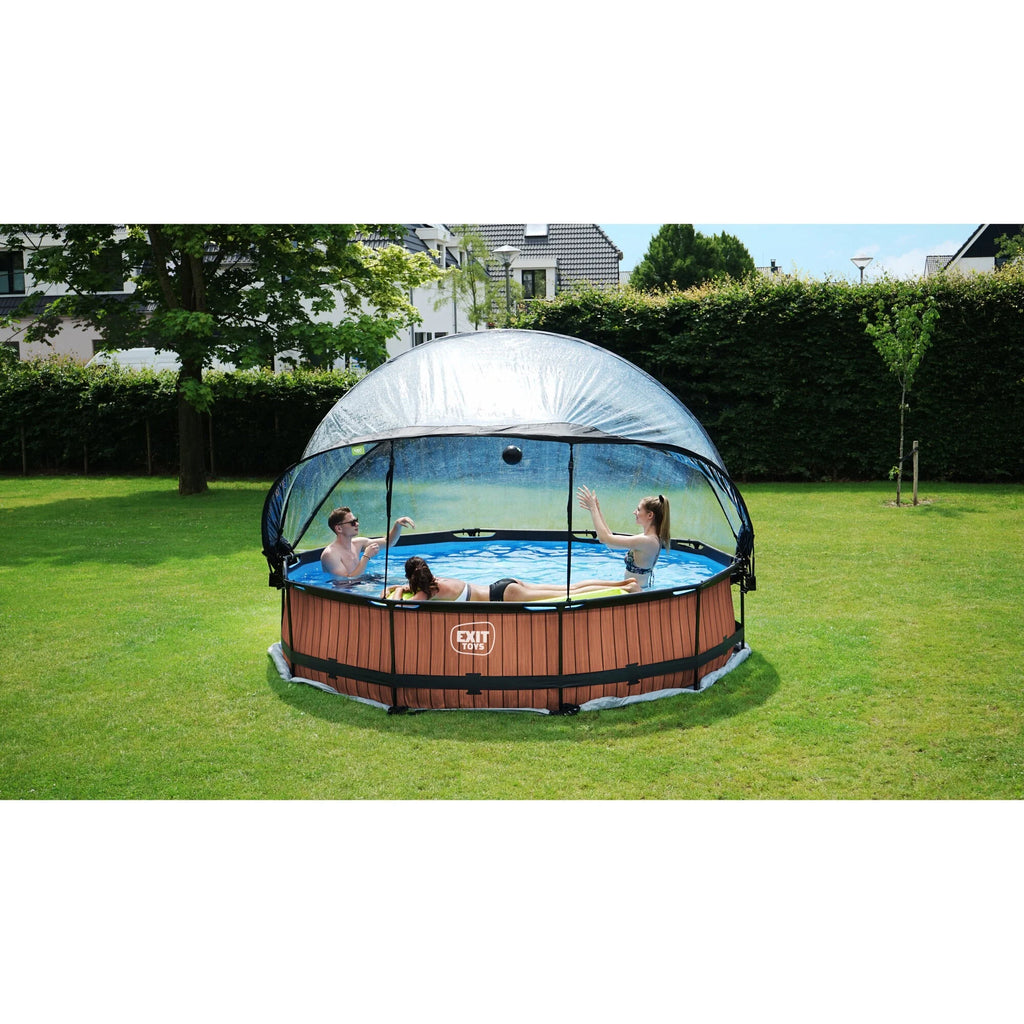 EXIT Toys UV Resistant Pool Covers, PVC Transparent, 104" x 104" x 55"