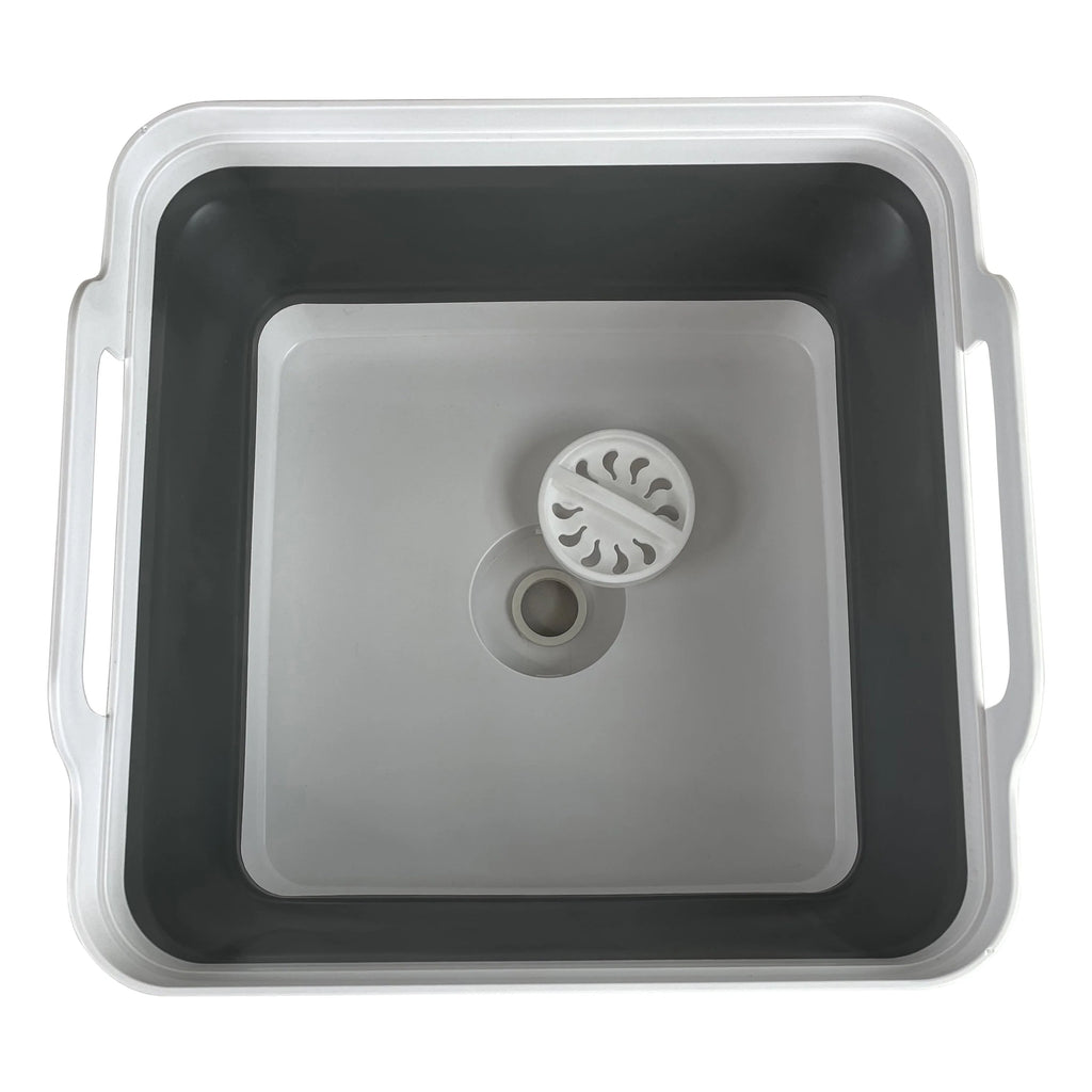 Trail 10-quart Collapsible Sink 12.1 in L x 12.1 in W x 2.75 in H (7.87 in expanded)