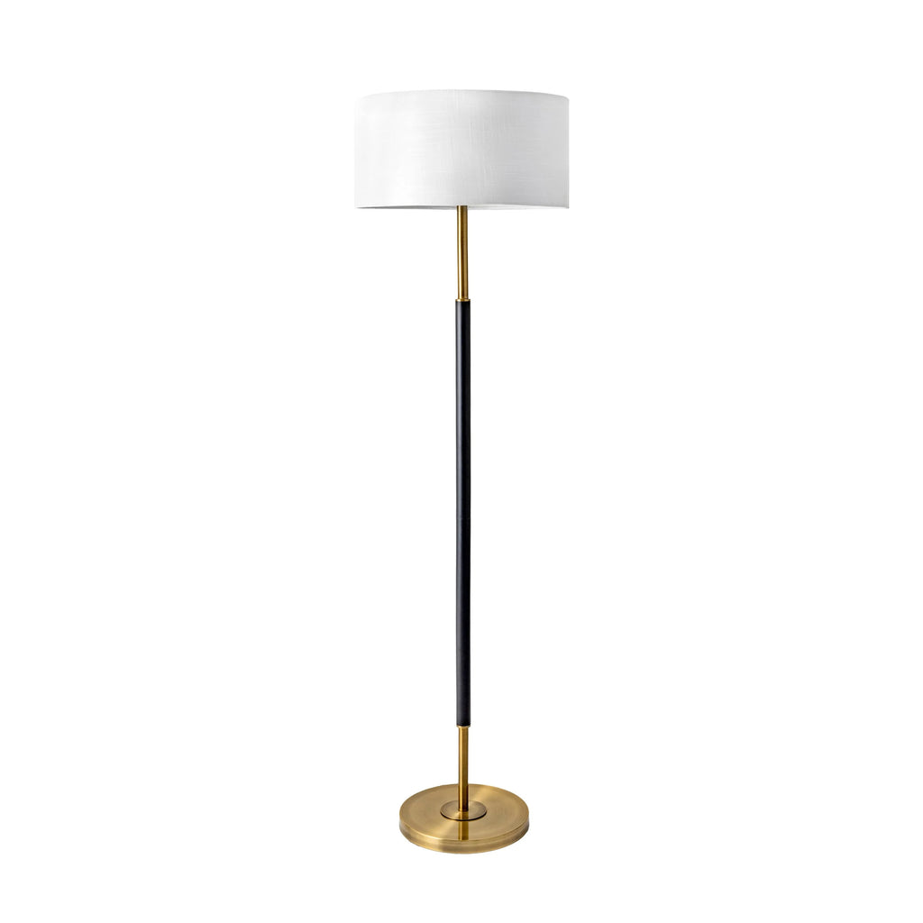nuLOOM Marshall 61" Metal Floor Lamp, 60.5" H x 17" W x 17" D, Black