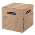 Bankers Box 7713901 SmoothMove Basic 18 in. x 18 in. x 16 in. Moving Boxes - Medium, Brown/Blue (20/Carton)