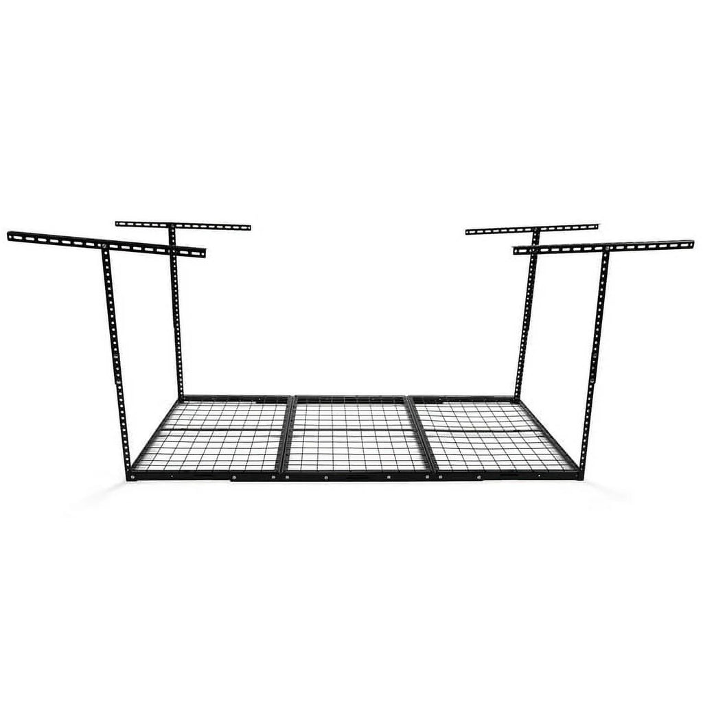 Kojem Overhead Garage Storage Rack Construction Garage Storage, 72" L x 36" W x 33" H, Black