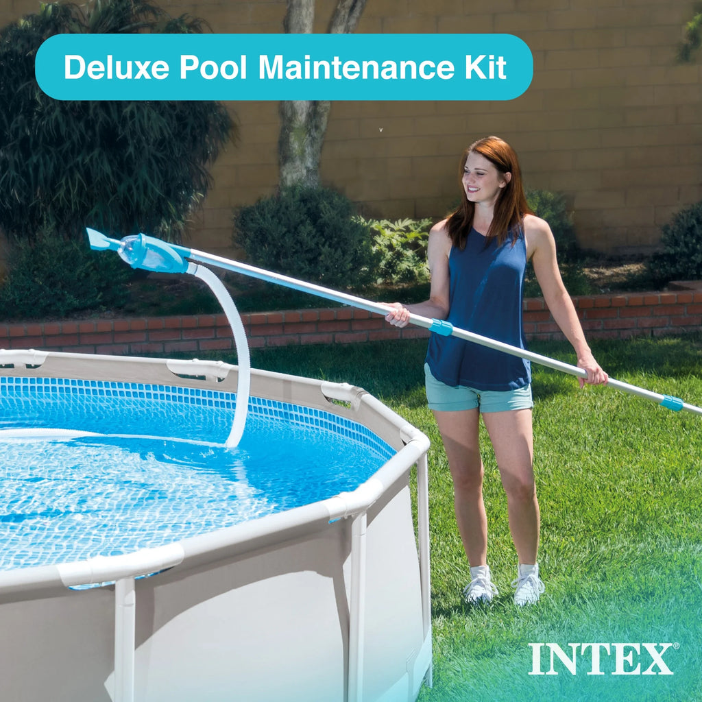 INTEX 32ft x 16ft x 52in Ultra XTR Above Ground Pool & Deluxe Maintenance Cleaning Kit