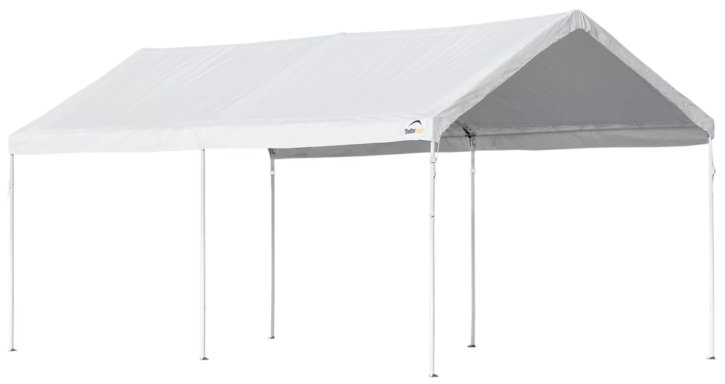 ShelterLogic AccelaFrame 10 x 20 x 10 ft White Canopy