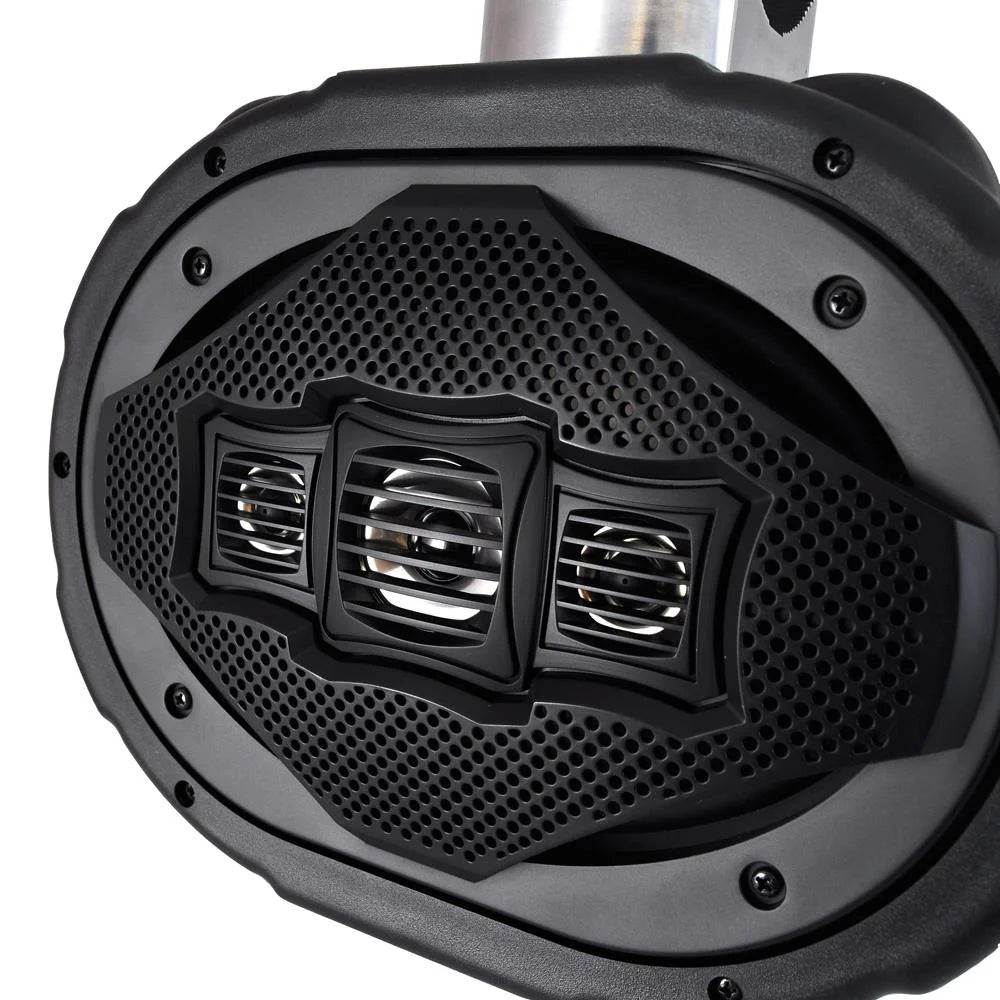 Lanzar AQWB69B 1 x 300 Watts 6 x 9 Inches 4-Way Marine Wake Board Speaker (Black)
