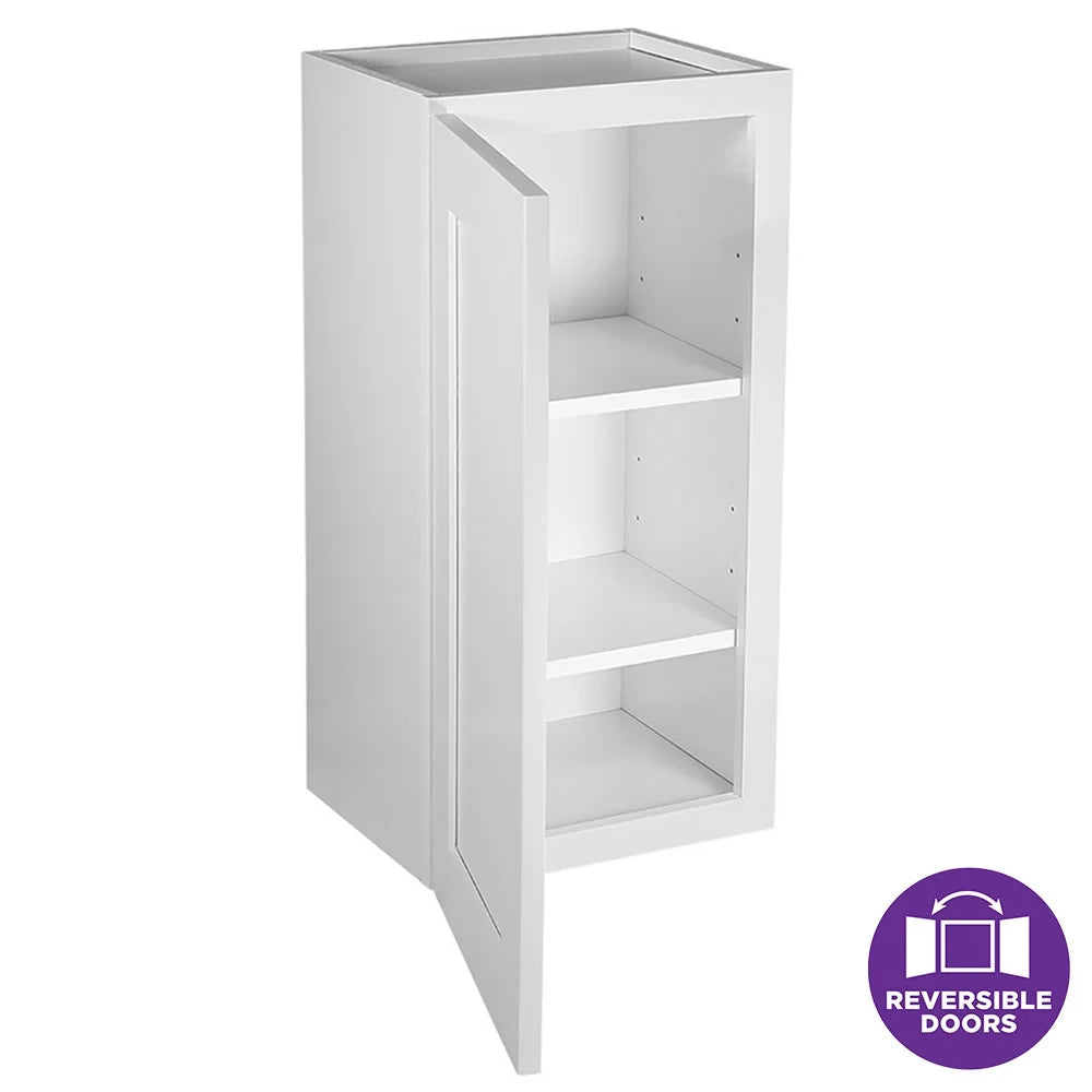 Design House Brookings Ready to Assemble Shaker Style Wall Kitchen Cabinet (15" x 36" x 12"), White