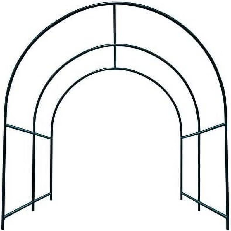 Steel Garden Arch Metal Garden Arch Multi-Size Climbing Plants Arch Arbor (6.5'x 7' x 7.2')