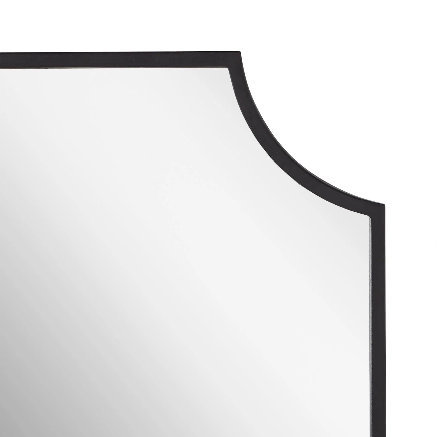 34" x 24.25" x 1" Wall Bathroom Vanity Mirror -IRON, MIRROR & ACRYLIC BACK- Gold Leaf -GL