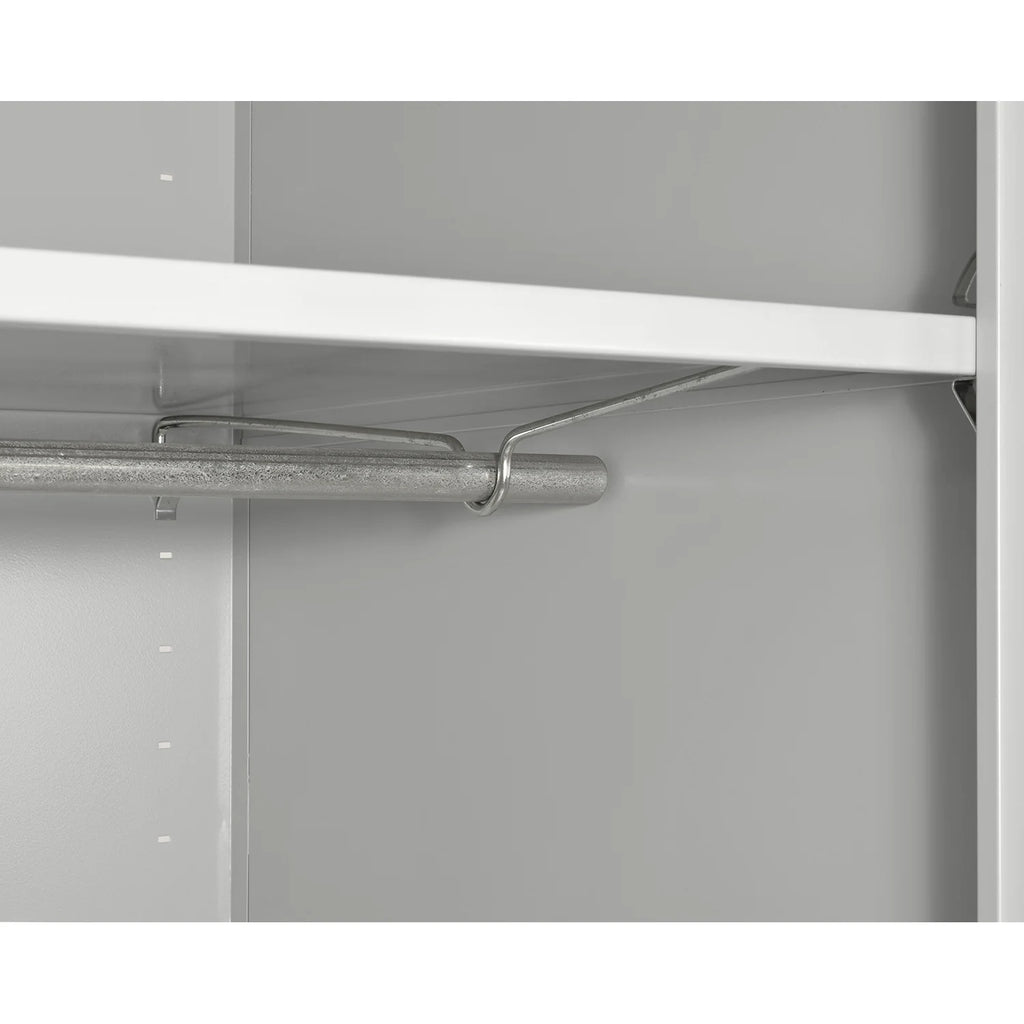 Elite Series Wardrobe Cabinet with Adjustable Shelf, 36"W x 24"D x 72"H, Dove Gray