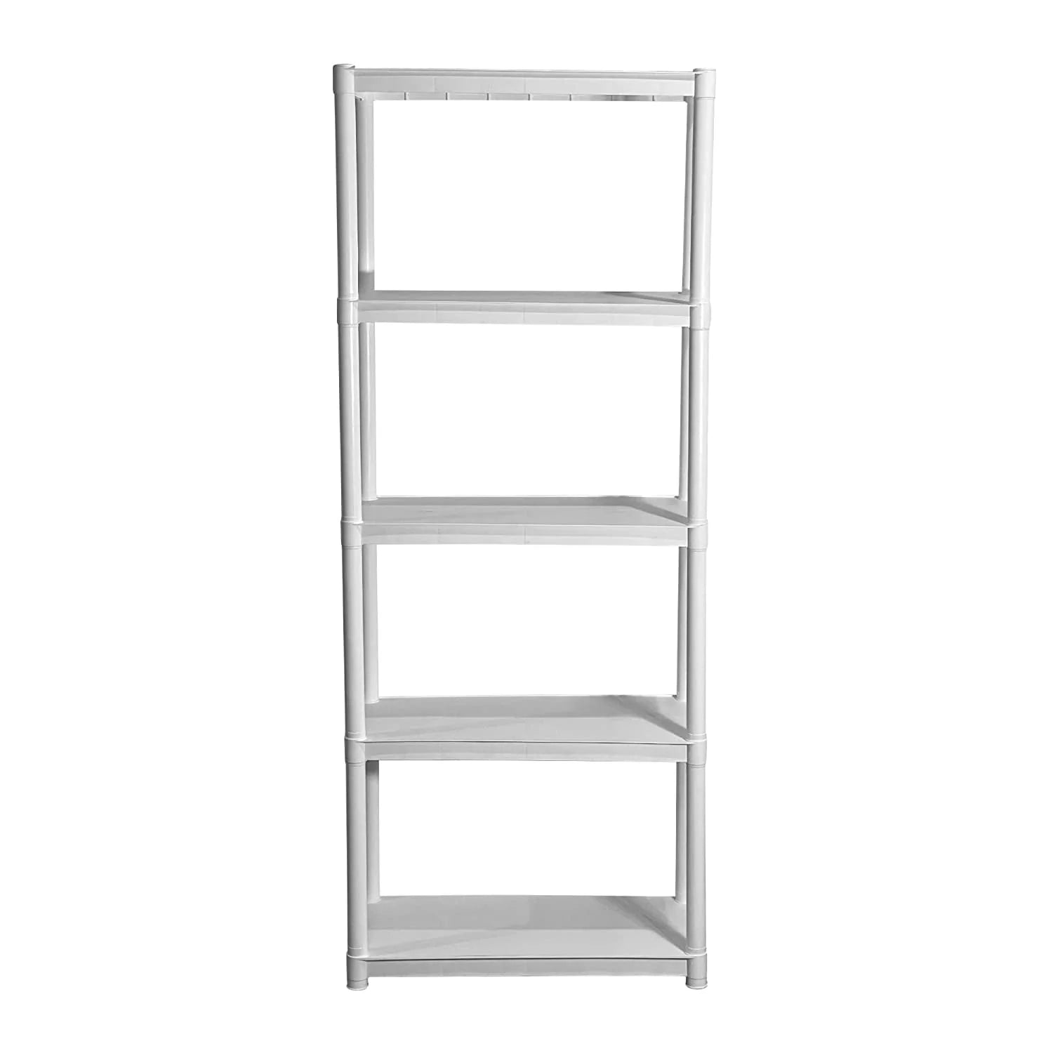 Juggernaut Storage 30"W x 14"D x 75.5"H 5-Shelf Garage Shelves, White