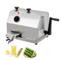 Manual Sugar Cane Juicer Machine - Stainless Steel Sugarcane Press with 3 Rollers and 110 lb/h Capacity