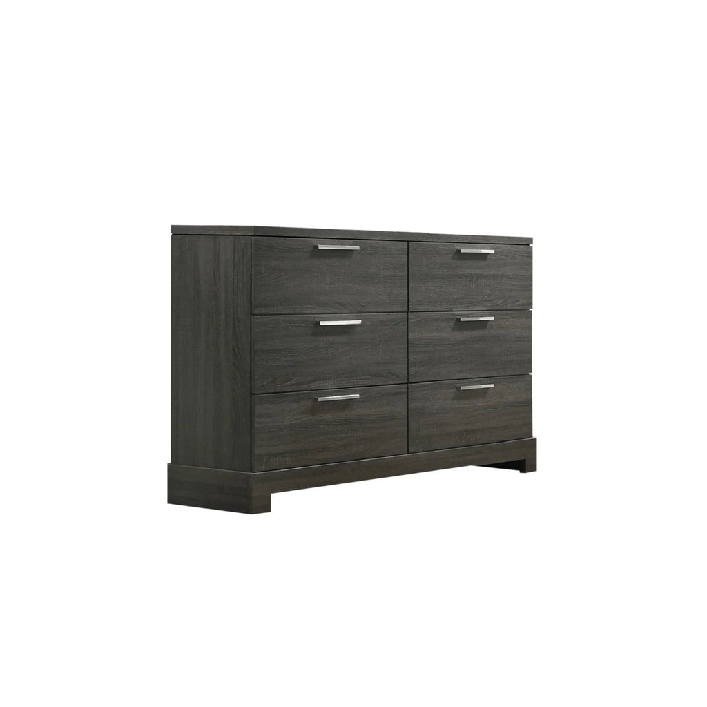 Acme Kaitlyn Dresser with 9 Storage Drawers in Champagne 66"L x 18"W x 39"H