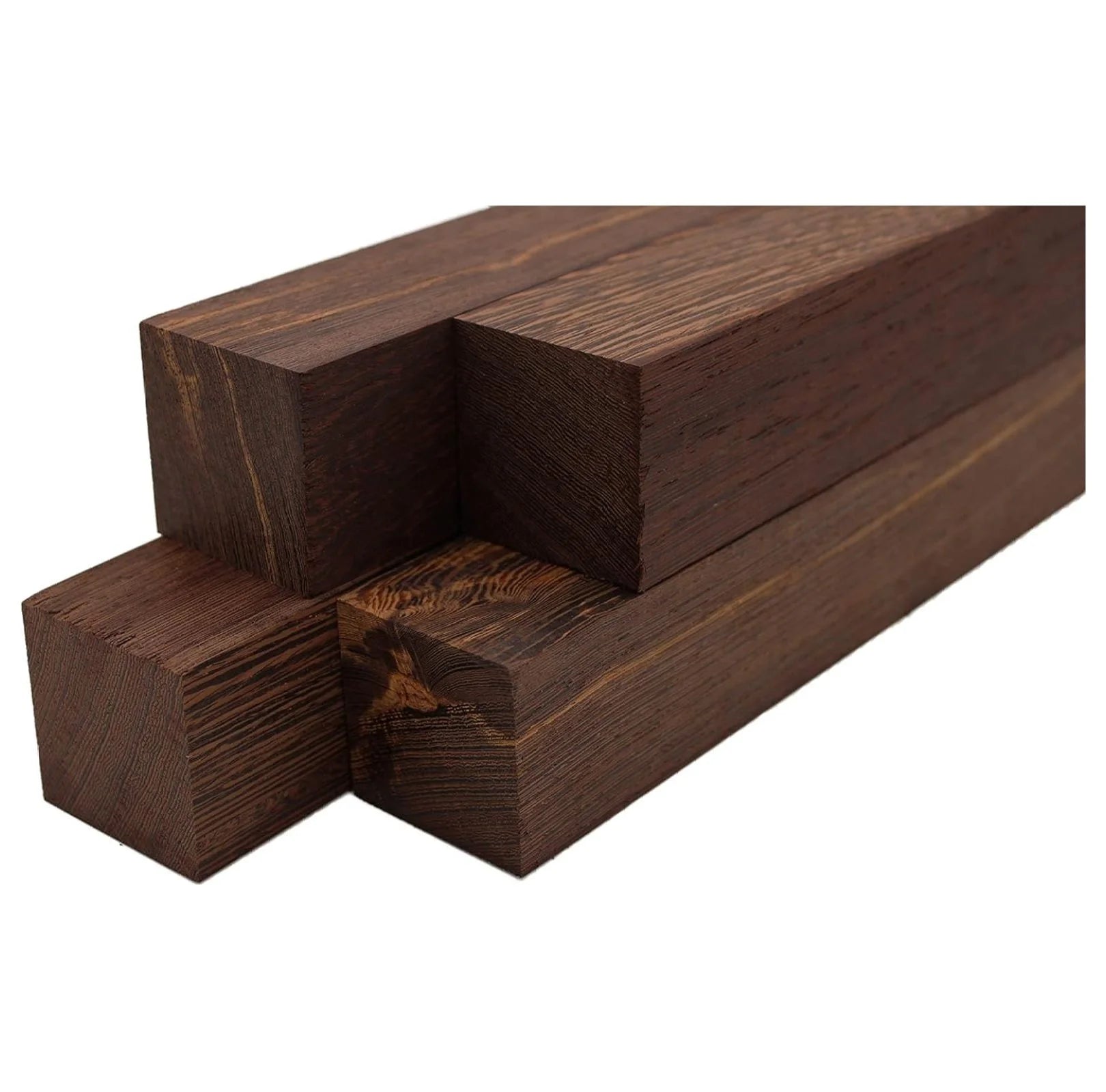 Wenge Lumber Turning Blanks 2" x 2" (4 Pcs) (2" x 2" x 18")