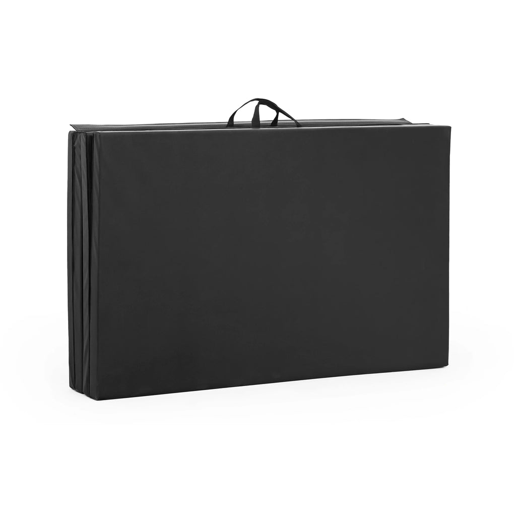 CAP Barbell All Purpose Folding Exercise Training & Gymnastics Balance Mat 10' x 4' x 3" Thick, Black