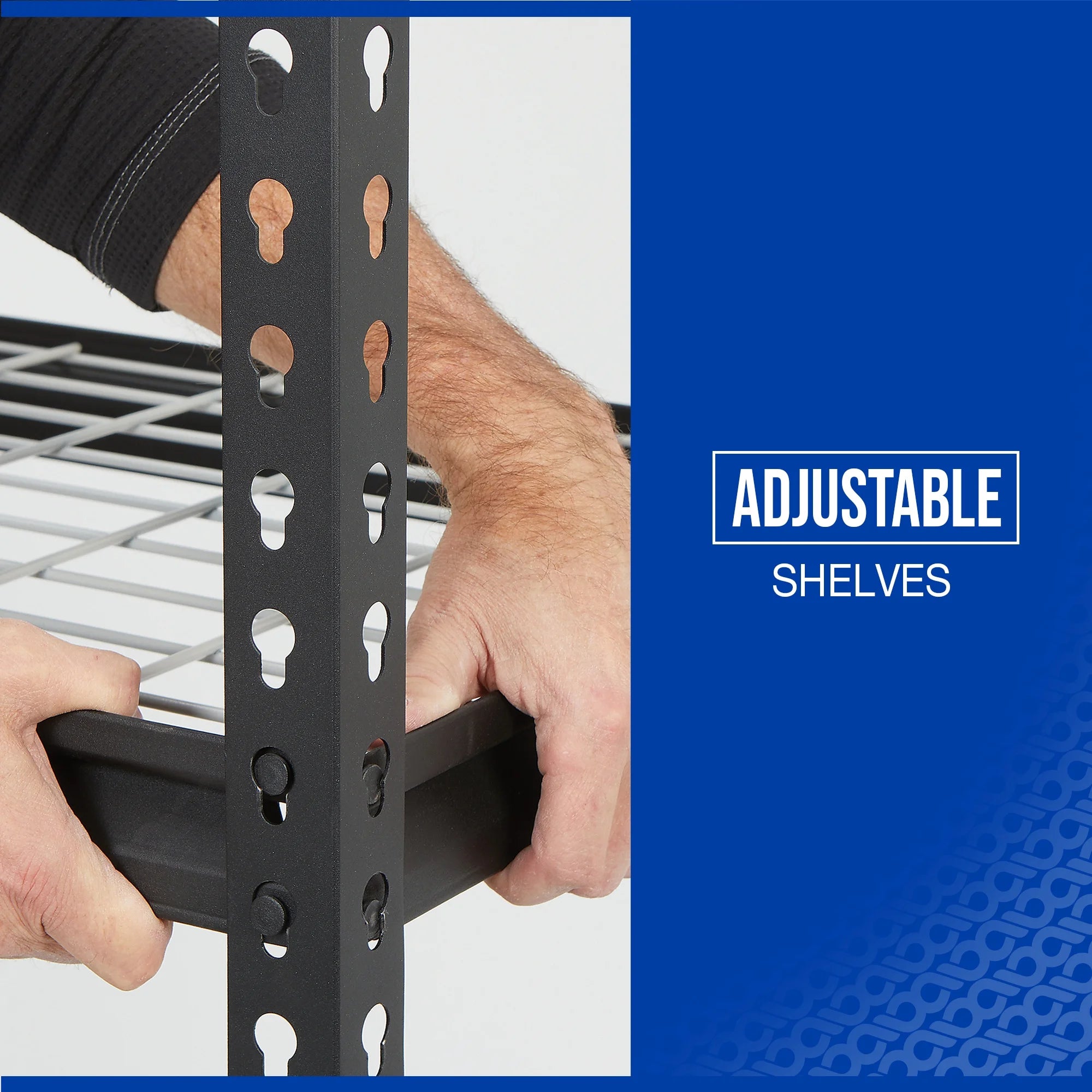 Strongway Heavy-Duty Wire Shelving Unit, 5 Shelves, 4000-Lb. Capacity, 36in.W x 18in.D x 72in.H