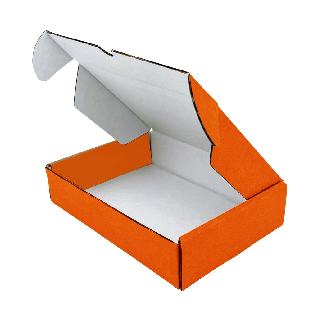 Ucanpack Heavy Duty Boxes For Moving Deluxe Mailer Box Medium Orange, 12 x 12 x 6" - 25 Pcs