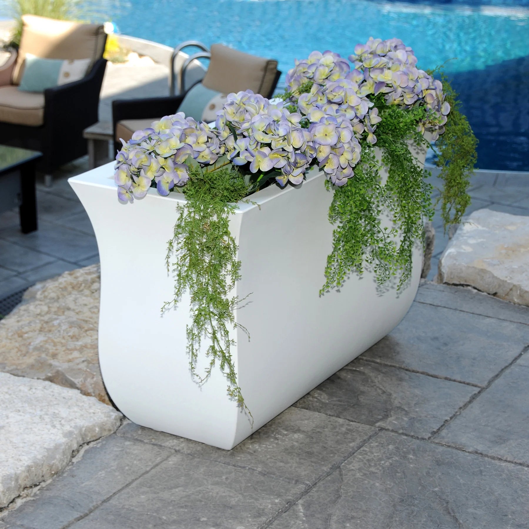 36 x 16 x 22 in. Valencia Long - Black