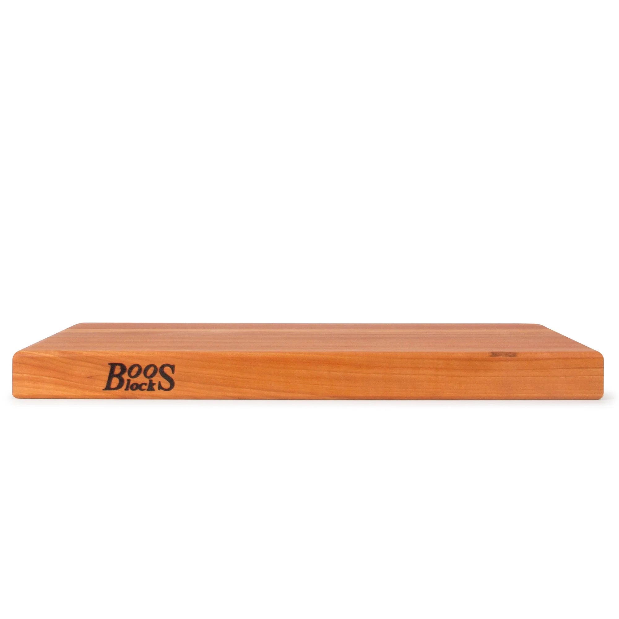 John Boos R-Board Reversible Wood Cutting Board, 18" x 12" x 1 1/2", Cherry