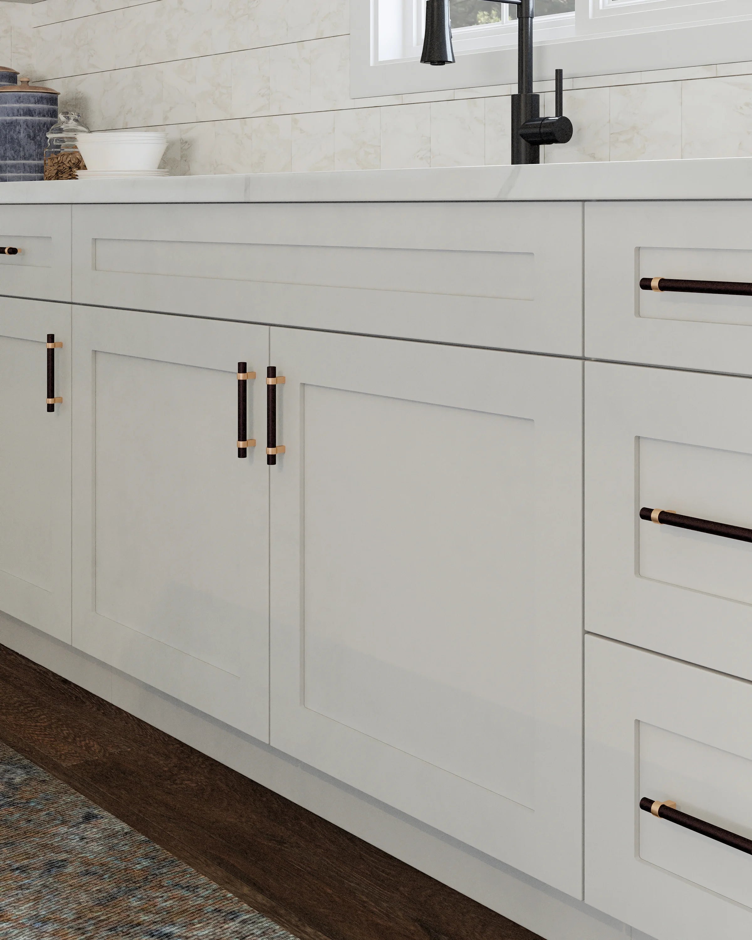 Design House Brookings Solid Wood Ready to Assemble Wall Kitchen Cabinet (30" x 12" x 36"), Espresso