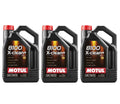 Motul 8100 X-CLEAN + 5W30 - 15 Liters - Full Synthetic Engine Motor Oil (3 x 5L)