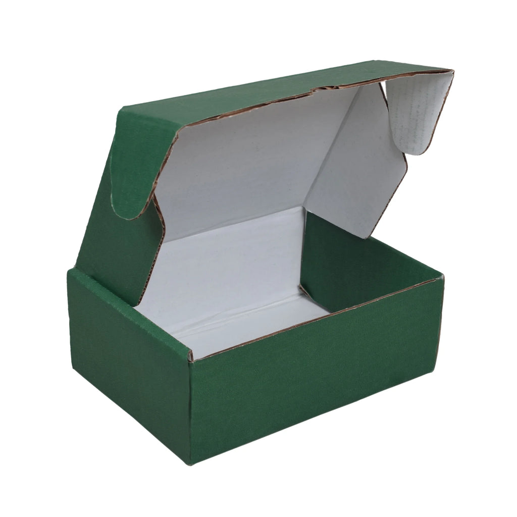 Ucanpack Heavy Duty Boxes For Moving Deluxe Mailer Box Medium, Green, 9 x 6? x 2" - 50 Pcs