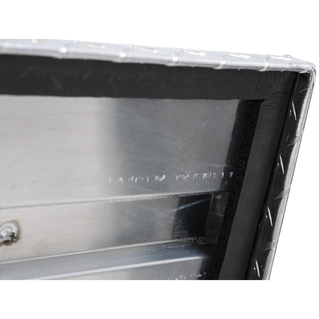 UWS Low Profile Aluminum Truck Tool Box with Stainless Steel Handles, Pickup Bed Storage Chest