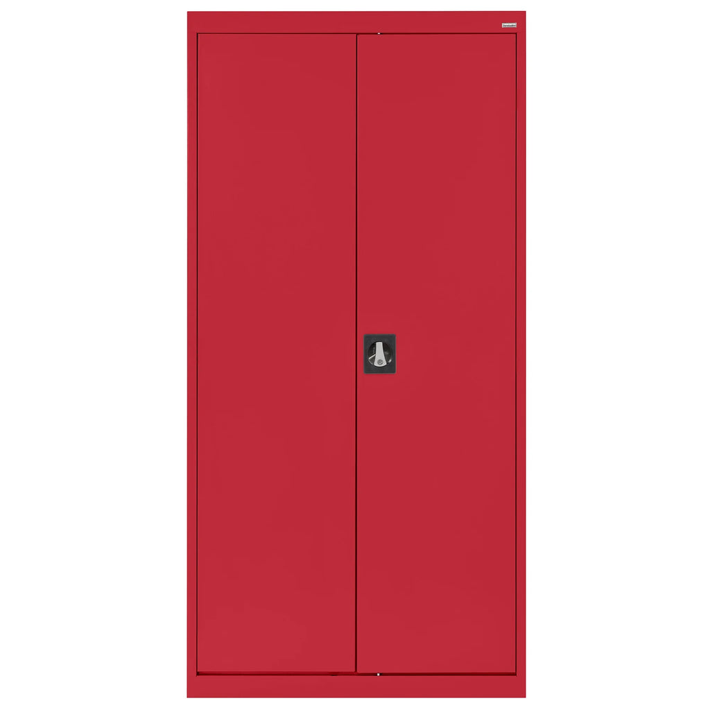 Elite Series Combination Cabinet with Adjustable Shelves, 36"W x 18"D x 72"H, Red