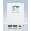 33.5 x 23.63 x 23.5 in. General Purpose Counter Height All-Freezer with Lock, White
