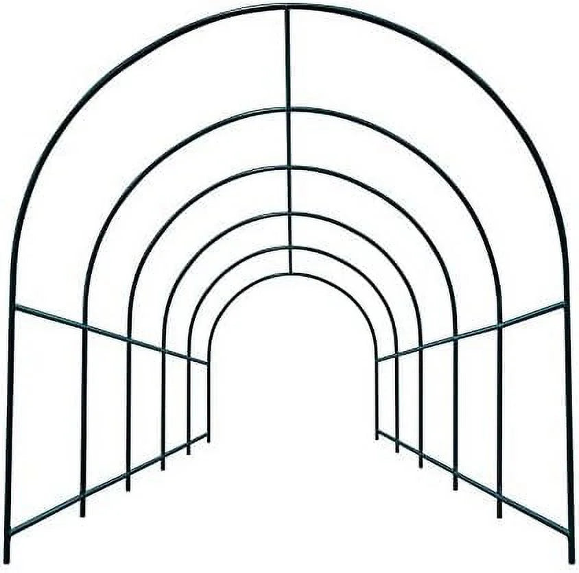 Steel Garden Arch Metal Garden Arch Multi-Size Climbing Plants Arch Arbor (6.5'x 7' x 7.2')