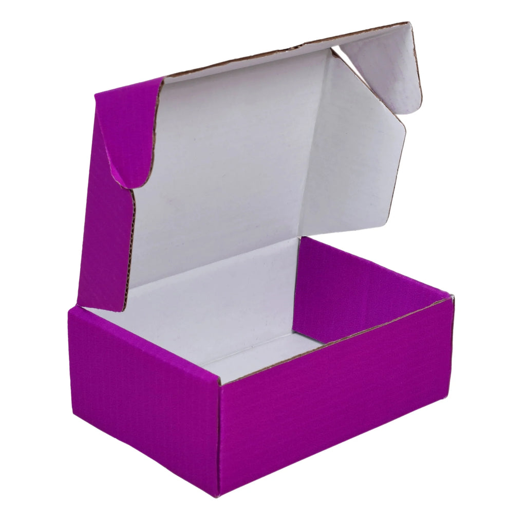 Ucanpack Heavy Duty Boxes For Moving Deluxe Mailer Box Purple Medium , 11? x 7? x 4?" - 50 Pcs