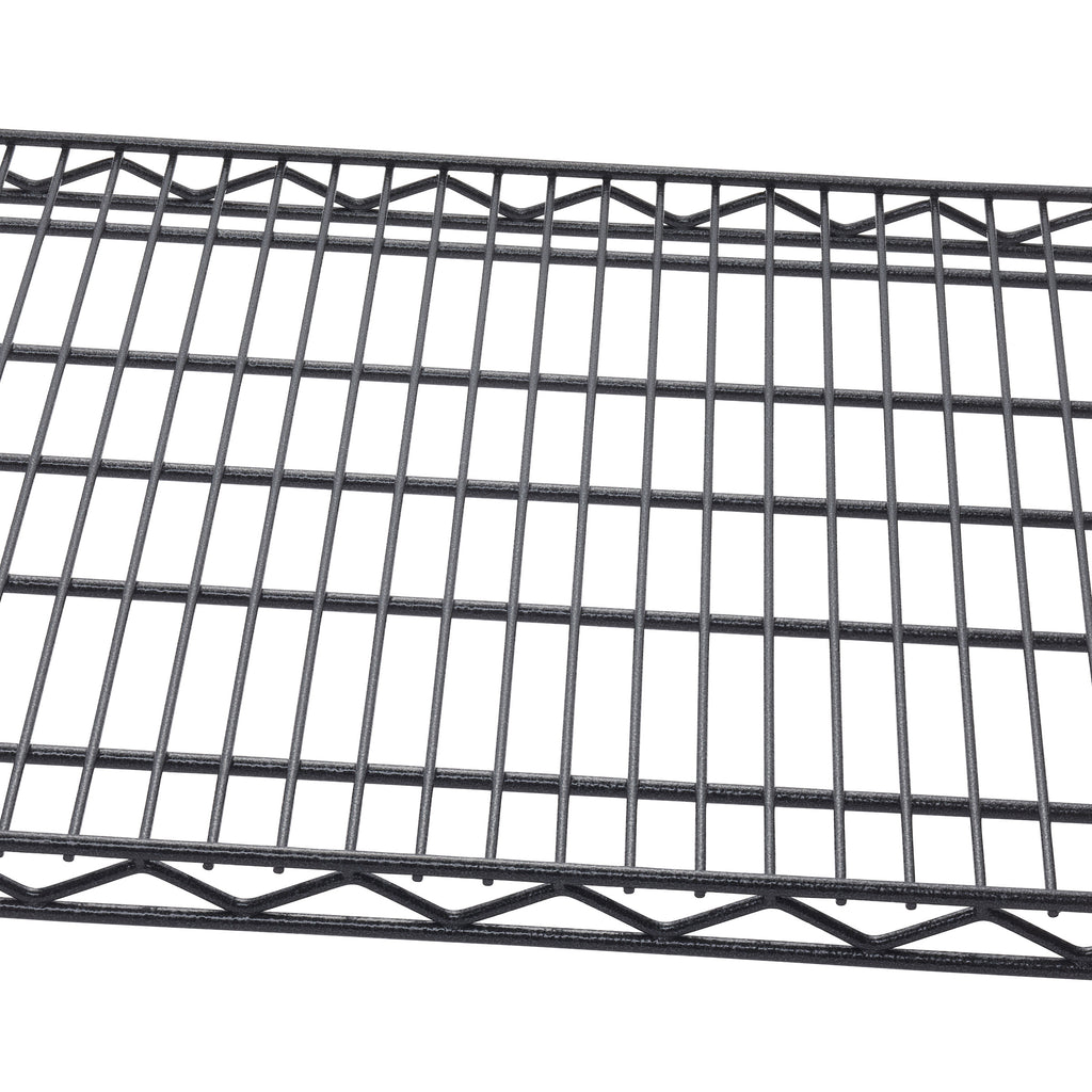 TRINITY 6-Tier Wire Shelving Rack, 48' x 18' x 72' NSF, Includes Wheels