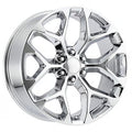 OE Wheels Chrome 20 inch Wheel 6 x 5.5 20 x 9 inches, Chrome