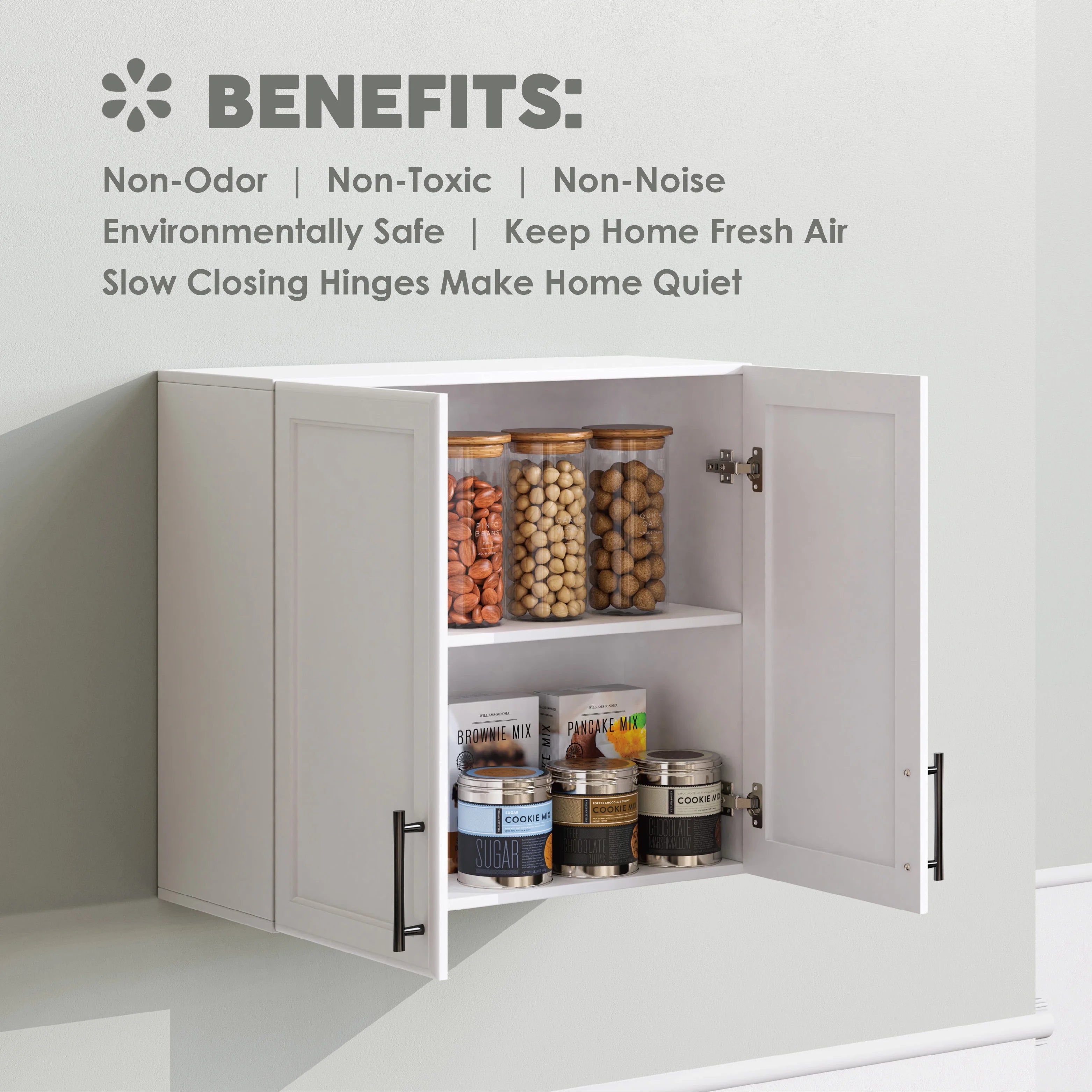 24" x 2Pcs Kitchen Wall Cabinet