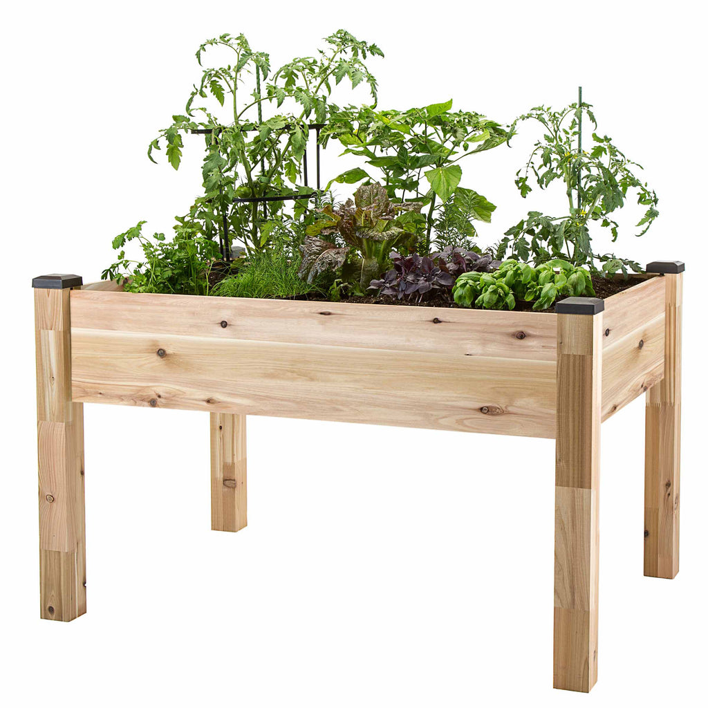 CedarCraft Elevated Cedar Planter 34' x 49' x 30'