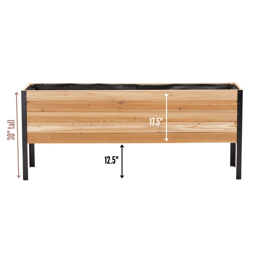 18" x 72" Raised Garden Bed