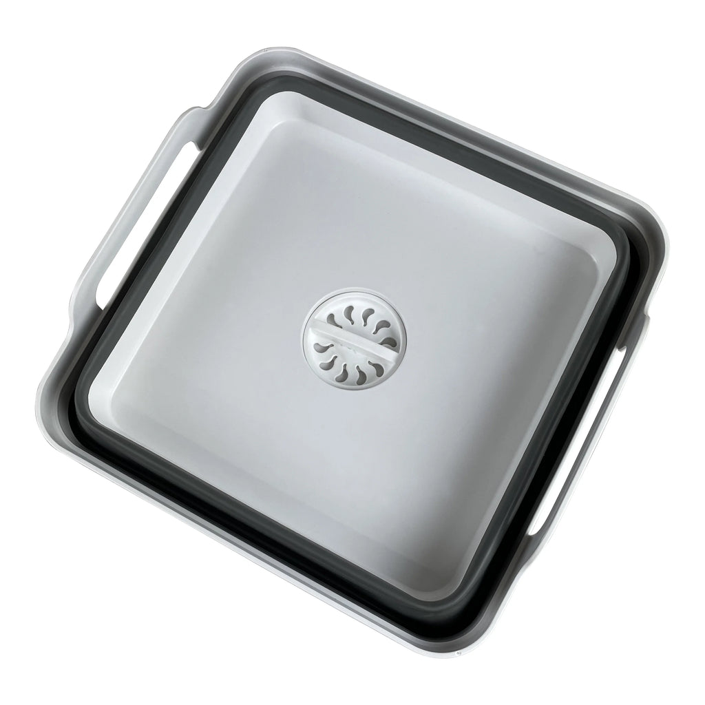 Trail 10-quart Collapsible Sink 12.1 in L x 12.1 in W x 2.75 in H (7.87 in expanded)