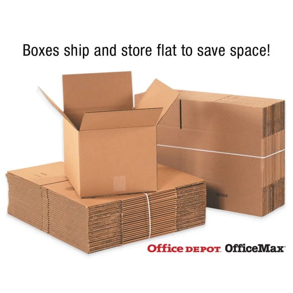 30" x 20" x 20" Shipping Boxes 48 ECT Double Wall Brown 10/Bundle (HD302020DW)